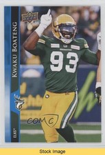 2021 Upper Deck CFL Blue Kwaku Boateng #115 READ 0a7