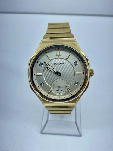 Bulova Curv Womens Watch Stainless/Gold Plate 97P136 (WMP019285)