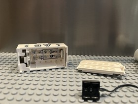LEGO 6990 Monorail Motor w Couplings 9V + Battery Box + Wire All Tested Works !