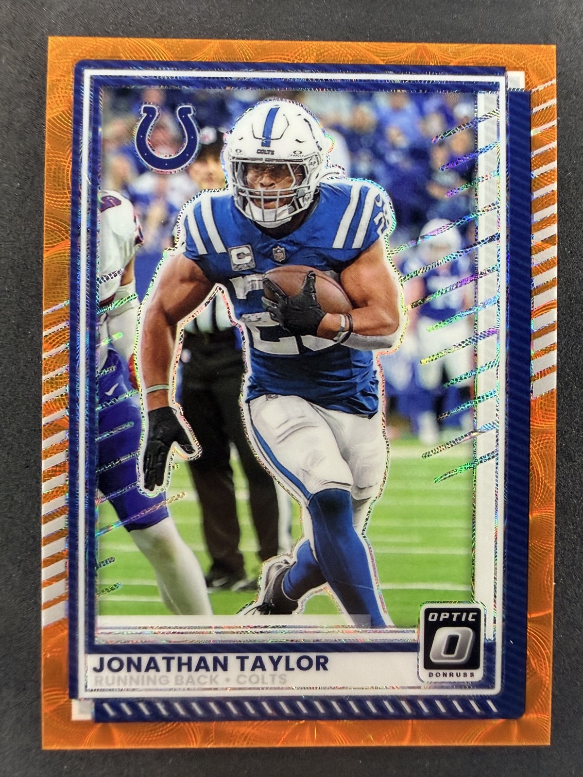 2025 Panini Donruss Optic - Jonathan Taylor #49 Orange Scope Prizm /79