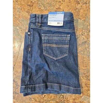 Patagonia jean skirt Dark Blue Denim Mini Style Skirt Size 12 NWT (A1069)