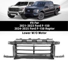 Lower Radiator Shutter Grille W/O Motor For 2021-2023 Ford F150 2024-2025 Raptor