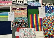 83 -Fabric Squares 100 Cotton Various Pattern, 7 -7 x10 , 26-8 x10 , 50-8 x 11