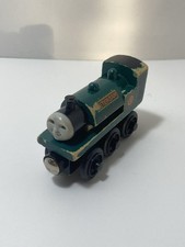 Thomas  Friends Wooden Railway Train Tank Engine - Peter Sam - 2003 - Green