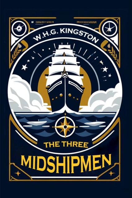The Three Midshipmen (Edition2024) by W H G Kingston (Paperback Book)