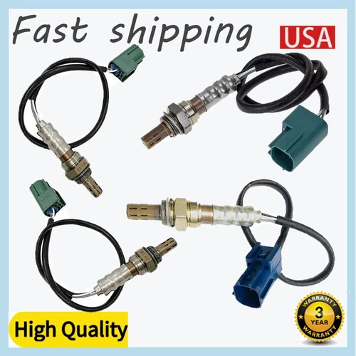 Set of 4 Upstream+Downstream O2 Oxygen Sensors For NISSAN 350Z 3.5L V6 2003 2004