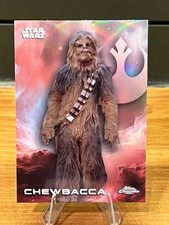 2025 Topps Chrome Star Wars - Chewbacca 23 Refractor Parallel SP - ROTJ