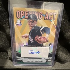 2023 Topps Big League Davis Martin Gold Opening Act Rookie Auto /50 White Sox 🔥