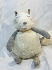 Moulin Roty Musical Plush Dog Oko White Gray Les Petites Dodos Soothing Toy 0 
