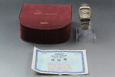 Vintage 1983 [N MINT / Box Paper] Seiko Majesta 9533-501A Two Tone Qz Mens Watch
