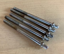 STAR Hoshino 2.5" TENSION ROD Lot of 5x Drum Part 60s 70s Vtg 5mm Skinny Thread