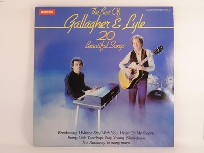 GALLAGHER & LYLE THE BEST OF - 20 BEAUTIFUL SONGS (390) 20+ Track LP including P