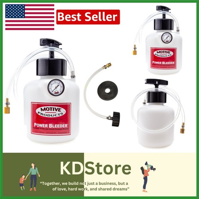 #ad European Car Power Brake Bleeder Kit 45mm Adapter Rust Proof Pressure System $98.99
