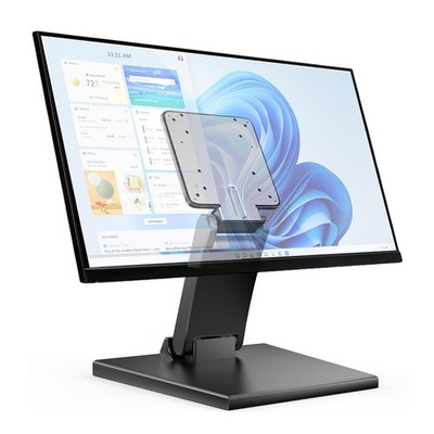 24 inch Lay Flat Monitor Stand, Low Foldable, VESA 100, Adjustable, Mount, Arm