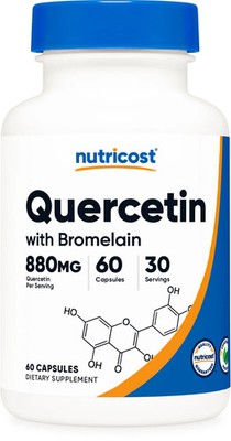 Nutricost Quercetin with Bromelain, 880 MG 60 Caps, 30 Servings - EXP 07/2027