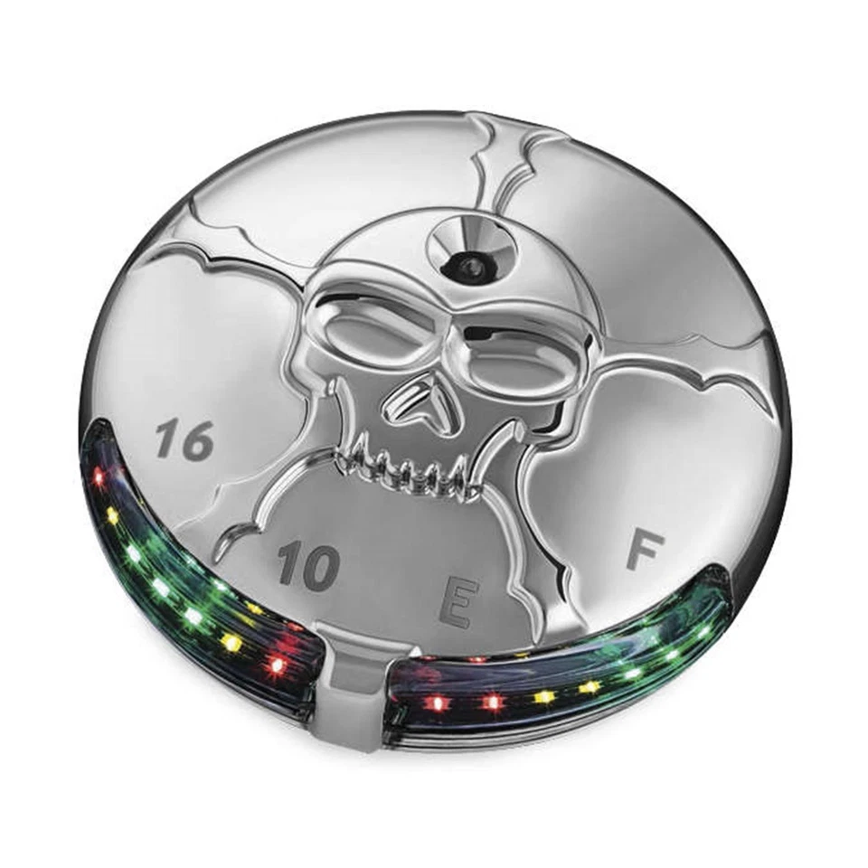 Kuryakyn Zombie LED Medidor de Combustible y Batería - Cromo 7357 Foto 3 de 4