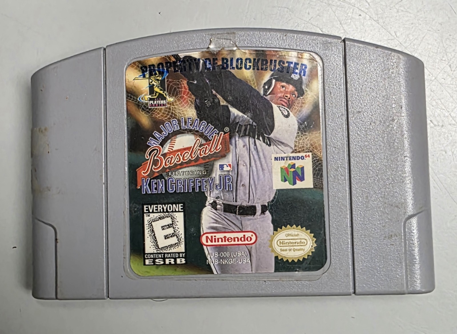 Major League Baseball Featuring Ken Griffey Jr. (Nintendo 64, N64, Blockbuster)