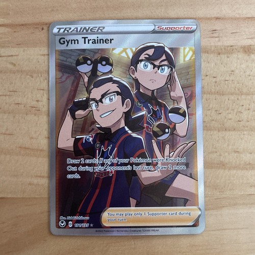 Gym Trainer 191/195 Ultra Rare Silver Tempest Pokemon Holo Near Mint