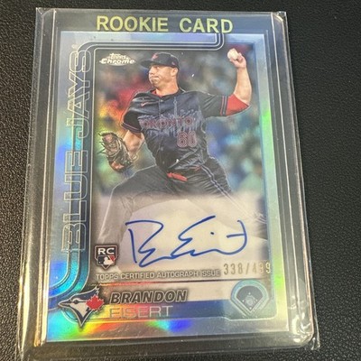 Brandon Eisert Refractor RC Auto /499 - 2025 Topps Chrome #RA-BE