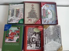 Lot Of 88 Unused Christmas Boxed Cards Greeting Cards Assorted Holiday