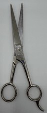 Vintage Italian Made Hair Cutting Shears Barber Scissors Salon Steel Italy 7
