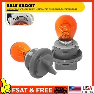 2x Turn Signal Front Lamp Light Bulb w/ Socket For KIA Forte Soul Hyundai Accent