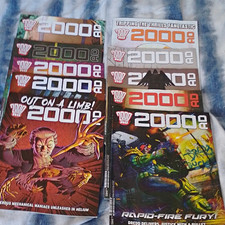 2000 AD Comic Book 2480 To 2489 Ten Issues incl Judge Dredd