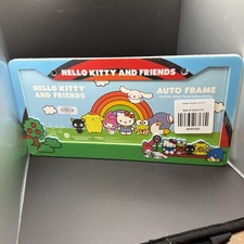 Hello Kitty And Friends License Plate Frame My Melody Cinnamoroll Bus Stop