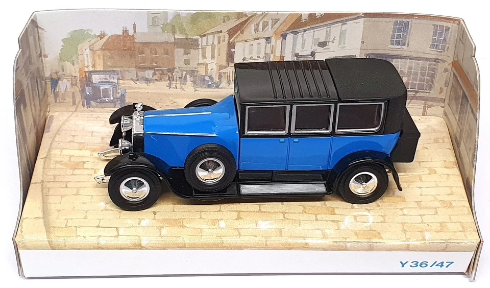 Matchbox Appx 10cm Long Diecast Y36-B - Rolls Royce Phantom I - Blue - Image 2 of 4