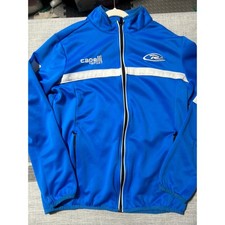 Capelli Sport Kids Track Jacket Blue White Zip Up Athletic Tracksuit Top Size L