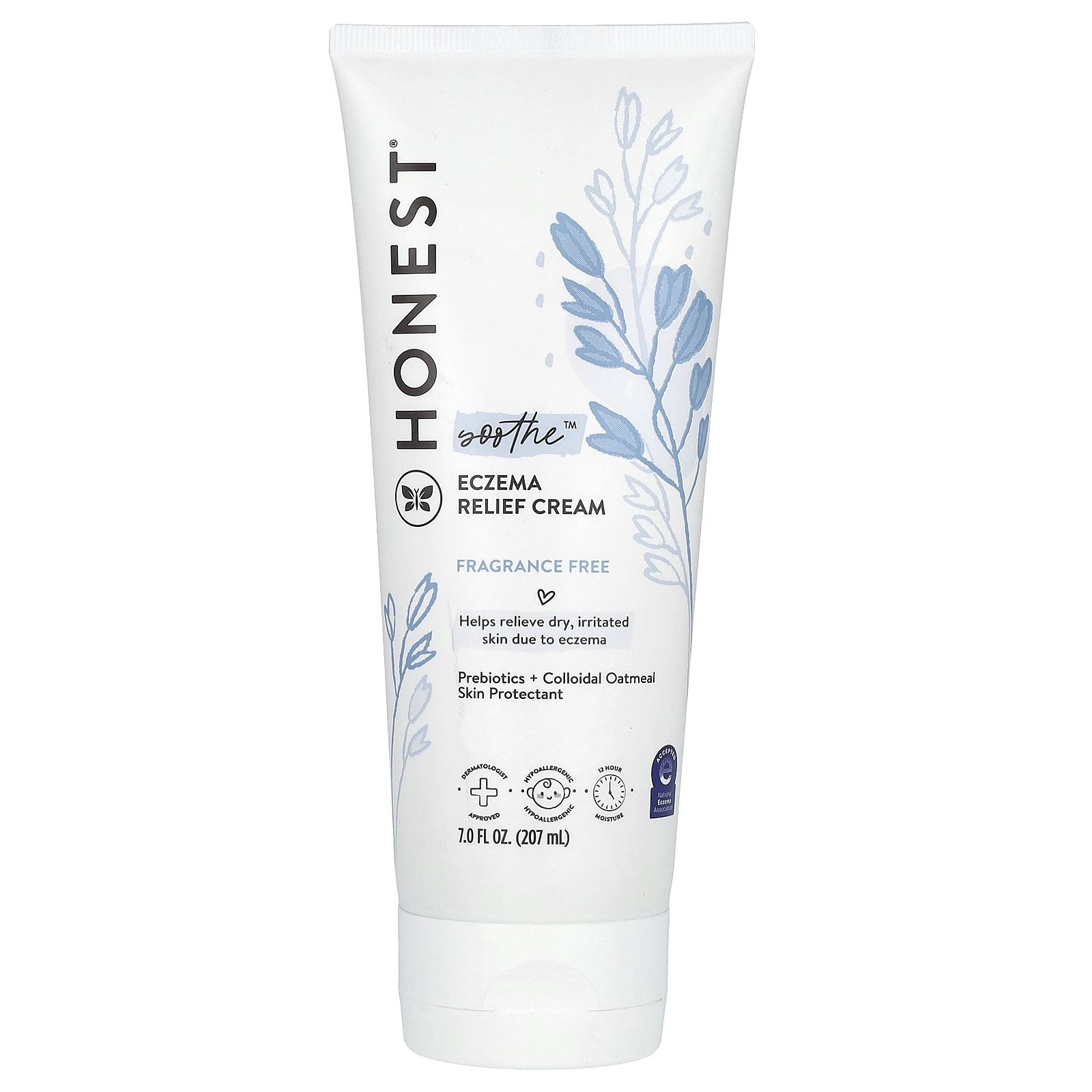 Успокаивающий крем для снятия экземы, без отдушек, 7 жидких унций (207 мл)