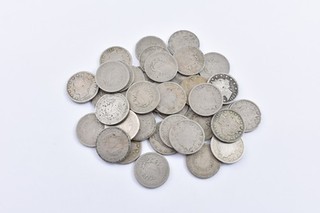 (40) 1890 1912 Liberty V Nickel Avg Circ ROLL Lot Collection 8264