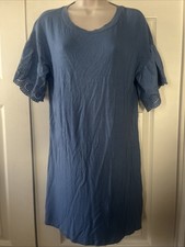 Stylish Blue As U Wish Size Small Summer Dress