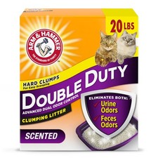 Double Duty Cat Litter, Advanced Odor Control Clumping Cat Litter, 20 lbs