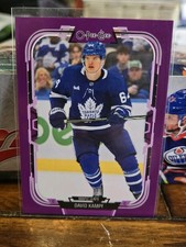 David Kampf 2025-26 Toronto Maple Leafs O-Pee-Chee OPC Purple Border Card #23/49
