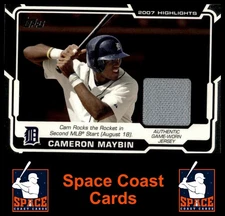 2008 Topps #HR-CMb Cameron Maybin 2007 Highlights Relics