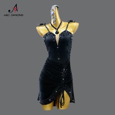Latin Dance Stagewear Women Party Dress Sport Outfit Evening Skirt Dancewear