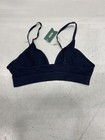 Syrn Womens Triangle Bralette Size Medium Black Seamless — photo 3