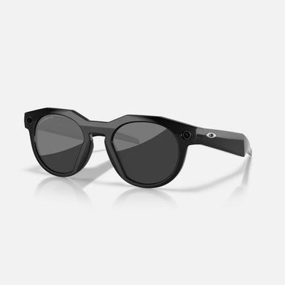 Oakley Meta HSTN Prizm Polarized Lenses with Black Frame AI Glasses Sunglasses