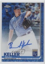 2019 Topps Chrome Rookie Blue Wave Refractor 93/150 Brad Keller #RA-BK Auto 0co1
