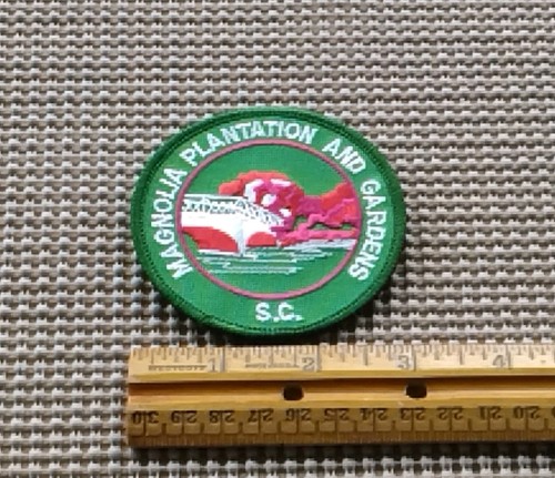 Vtg MAGNOLIA PLANTATION AND GARDENS Charleston County South Carolina 3" Patch - Picture 3 of 4