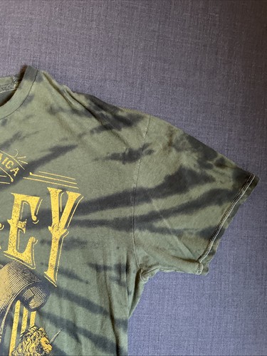 Bob Marley Legend Rebel Music Zion Rootswear camicia grande tie-dye - Foto 4 di 13
