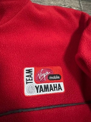 Vintage Fleece Jacket 1/3 Zip Yamaha team Virgin mobile Racing men