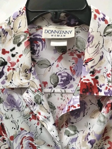 Donn Kenny Woman Size 2X Short Sleeve Blouse