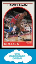 Harvey Grant 1989-90 Hoops #67 Rookie Washington Bullets Basketball Card. rookie card picture