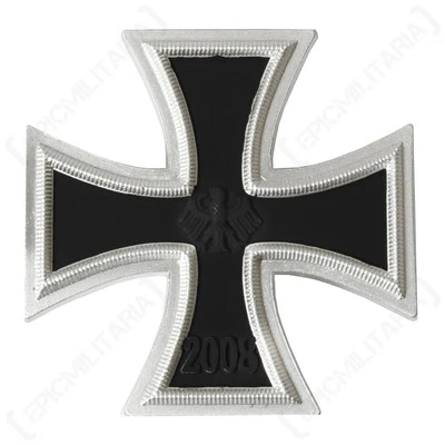 Cruz de Hierro 2008 primera clase - prendedor con bisagras repro militar Segunda Guerra Mundial alemán Bundeswehr