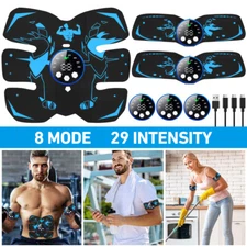 Muscle Stimulator EMS Ab Trainer Training Weight Loss Stimulater Abs Massager