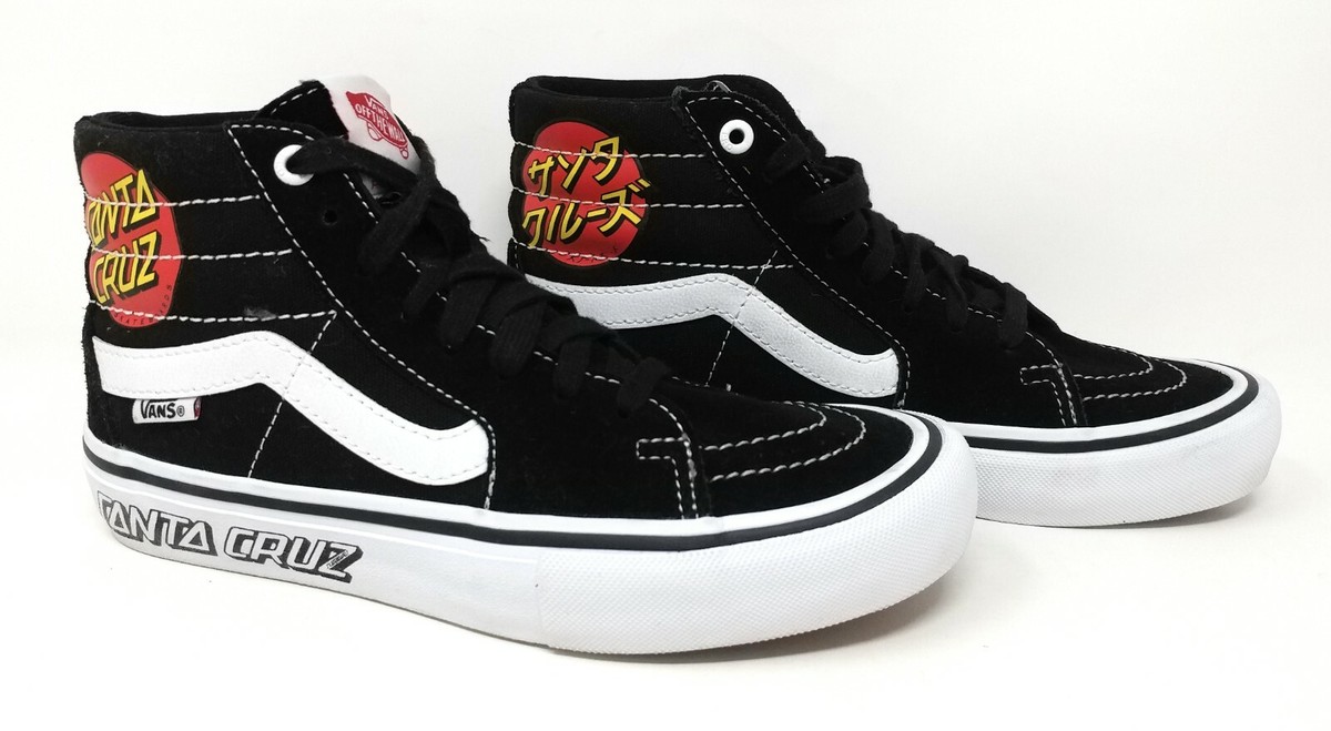 Men's Vans Sk8-Hi Pro Santa Cruz Sneaker - US Sizing, Black