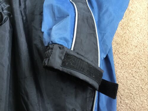 RST Lightweight Waterproof Motorcycle Motorbike Over Suit Black/ Blue 48 / XXL - Picture 21 of 21