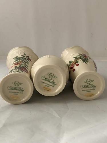 Lenox Buchsbaum und Kiefer Knospe Vasen 3er Set Neu OVP - Bild 20 von 24